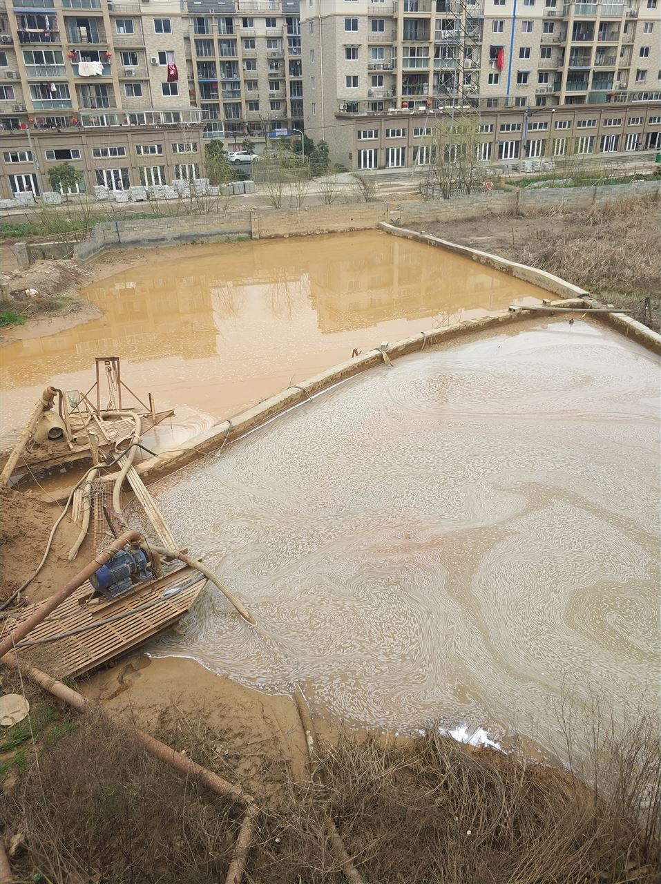 银川沉淀池淤泥清理-厂区废水池淤泥清淤