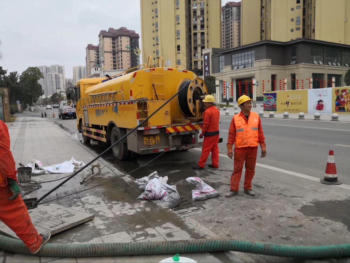 银川排污管道清淤-管道清洗